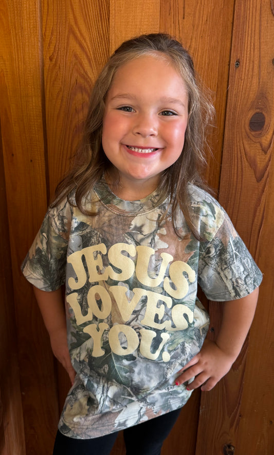 Jesus Loves You Kids Tshirt