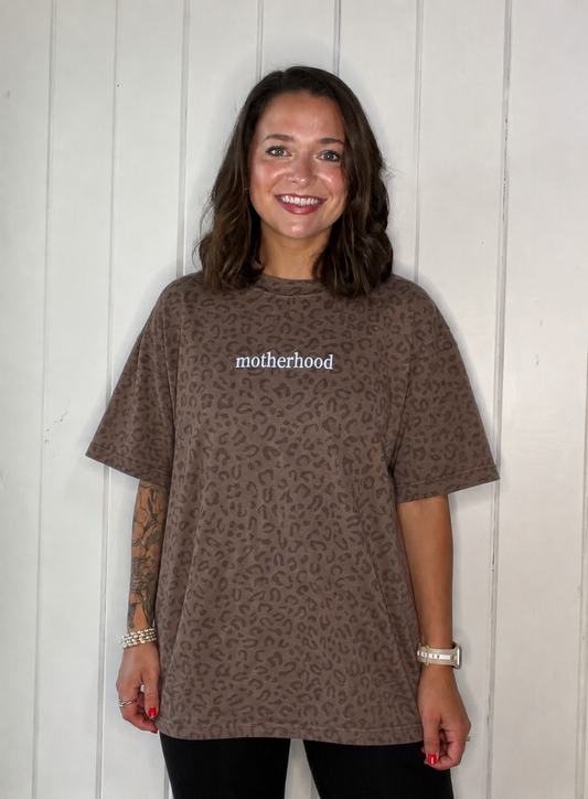 Motherhood Leopard Tee