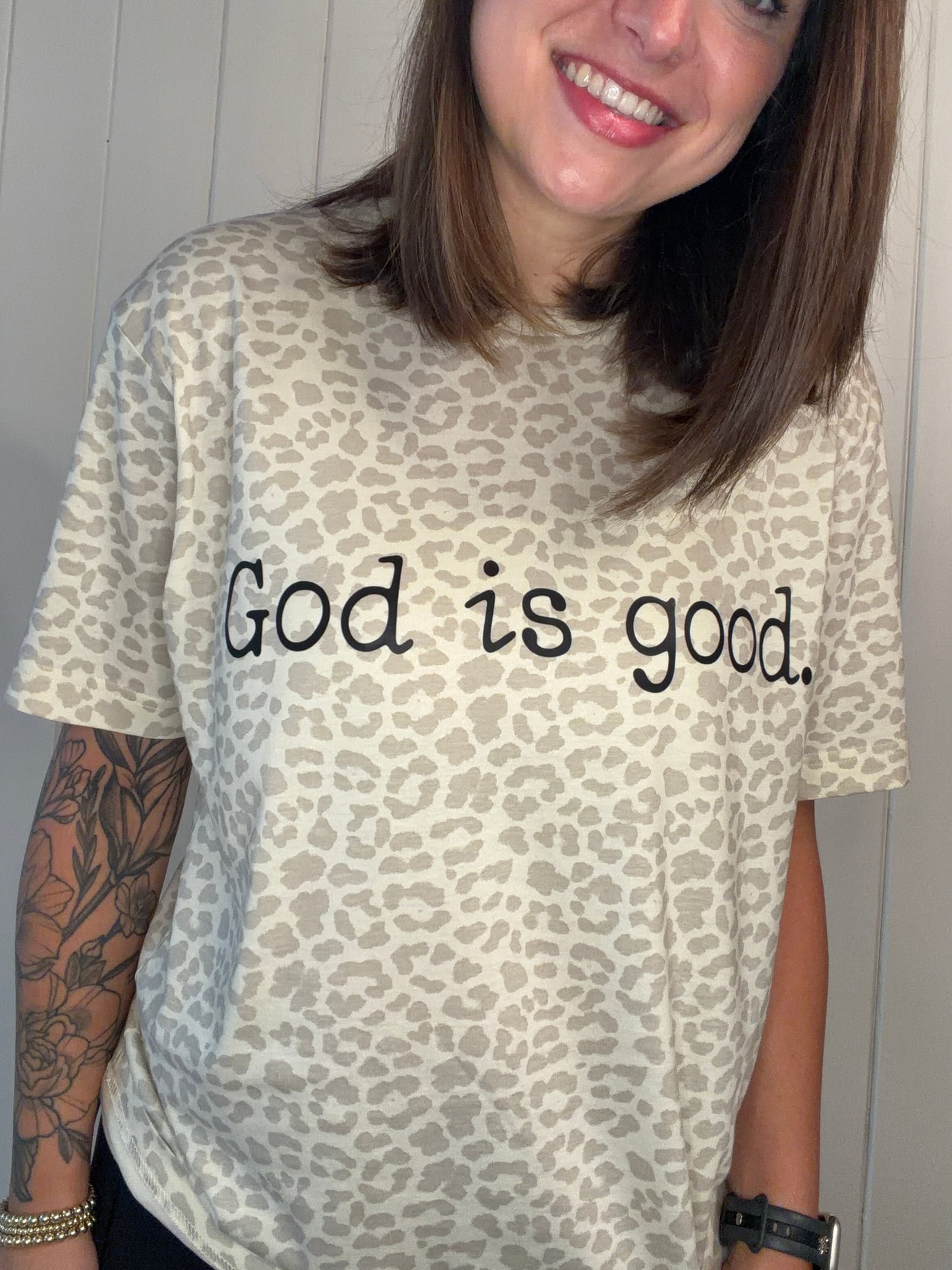 God is good Cheetah T-shirt