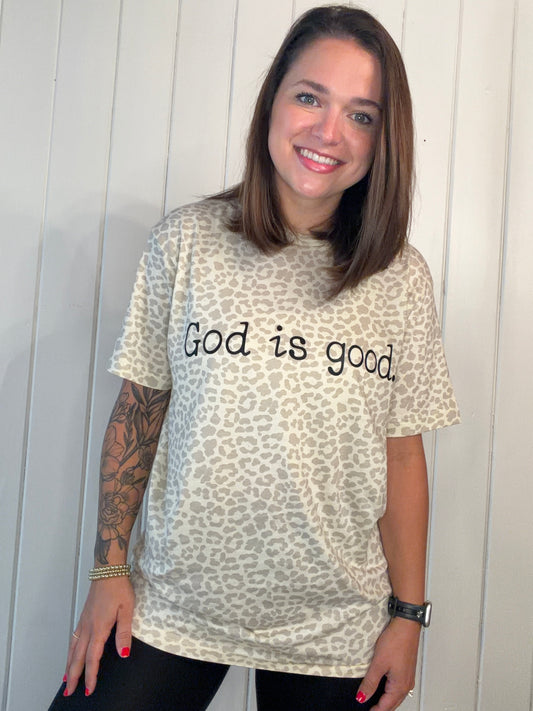 God is good Cheetah T-shirt